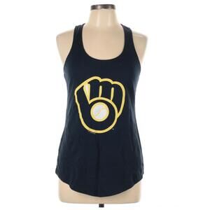 Next Level Apparel Women's Blue Sleeveless Tank Top Size L